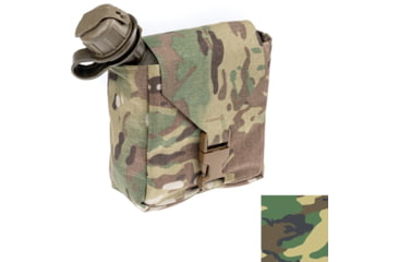 Image of Raptor Tactical 2Q Canteen Pouch, Woodland, 2QC-M81