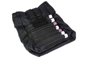 Image of Raptor Tactical Dump Pouches w/ChemLight Holder, Black, Long, DP-BL-L
