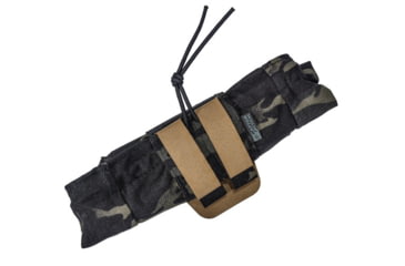 Image of Raptor Tactical Dump Pouches w/ChemLight Holder, Multicam Black, Long, DP-BM-L