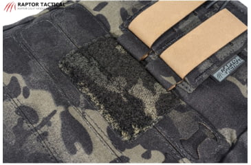 Image of Raptor Tactical Dump Pouches w/ChemLight Holder, Multicam Black, Long, DP-BM-L