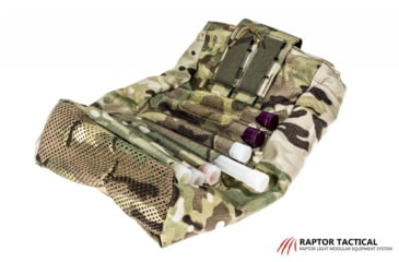 Image of Raptor Tactical Dump Pouches w/ChemLight Holder, Multicam, Long, DP-MC-L