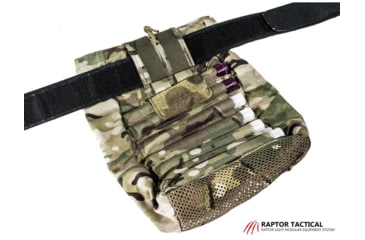 Image of Raptor Tactical Dump Pouches w/ChemLight Holder, Multicam, Long, DP-MC-L