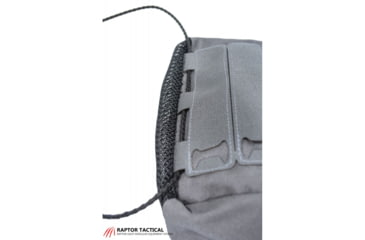 Image of Raptor Tactical Dump Pouches w/ChemLight Holder, Tactical Grey, Long, DP-TG-L