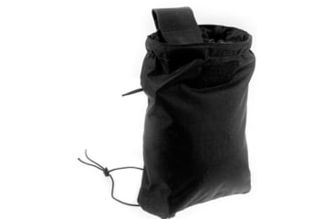 Image of Raptor Tactical Dump Pouches w/ChemLight Holder, Black, Long, DP-BL-L