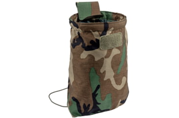 Image of Raptor Tactical Dump Pouches w/ChemLight Holder, Woodland, Long, DP-M81-L