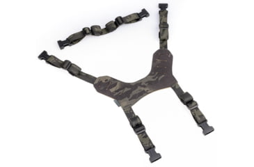 Image of Raptor Tactical DWARF Chest Rig - Harness, Multicam Black, One Size, HR1-BM