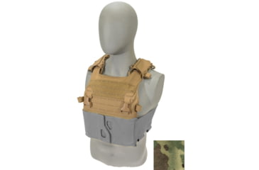Image of Raptor Tactical GHOST MK2 Plate Carrier, MOLLE/Velcro, Medium, MultiCam, RT-GHOST2-MC-M