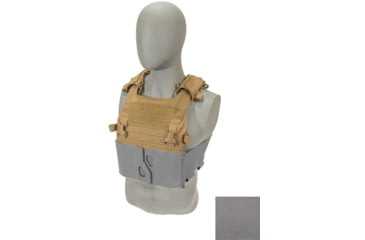 Image of Raptor Tactical GHOST MK2 Plate Carrier, MOLLE/Velcro, Medium, Tactical Grey, RT-GHOST2-TG-M