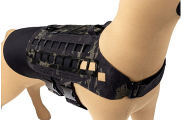 Image of Raptor Tactical K9 Zephyr MK1 Dog Harness, Multicam Black, One Size, K9ZDH1-BM