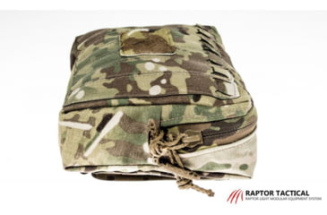 Image of Raptor Tactical Large Utility Pouch w/ChemLight Holders, Multicam, UPL-MC