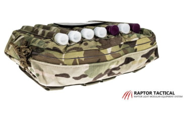 Image of Raptor Tactical Large Utility Pouch w/ChemLight Holders, Multicam, UPL-MC