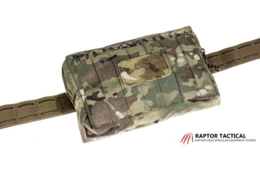 Image of Raptor Tactical Large Utility Pouch w/ChemLight Holders, Multicam, UPL-MC