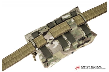 Image of Raptor Tactical Large Utility Pouch w/ChemLight Holders, Multicam, UPL-MC