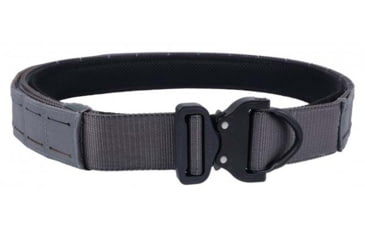 Image of Raptor Tactical ODIN Mark III Duty Belt, 3GUN Stiffness, Cobra 45 D-Ring Buckle, Tactical Grey, Large, ODIN-MARK3-TG-LG-45D-3G