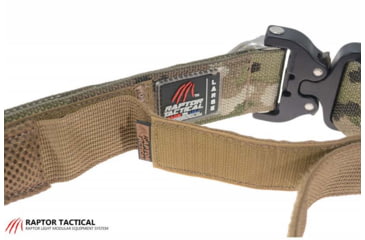 Image of Raptor Tactical Retainer Duty Belt, Cobra 45 D-Ring Buckle, Small, Multicam, RB-MC-SM-45D
