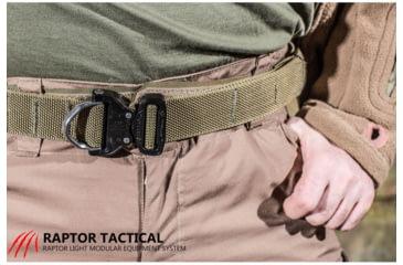 Image of Raptor Tactical Retainer Duty Belt, No Rigger Belt, Extra Large, Coyote Brown, RT-TRB-CB-XL
