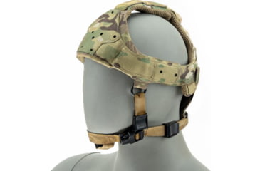 Image of Raptor Tactical Sentinel Skullcrusher GEN 2.0 Tactical Headgear with Bungee Cord, Multicam, One size, RT-SENTINEL-MC-BC
