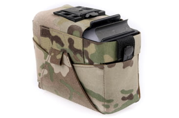 Image of Raptor Tactical Skin Ammo M249 SAW NUTSACK Pouch, Soft, Black, 100, SKN249-BL-100