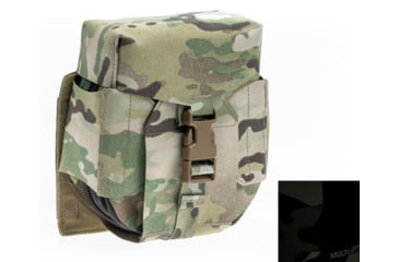 Image of Raptor Tactical Skin Ammo M249 SAW NUTSACK Pouch, Soft, Multicam Black, 200, SKN249-BM-200