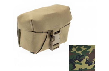 Image of Raptor Tactical Skin Ammo M249 SAW NUTSACK Pouches, Soft, Woodland, 200, SKN249-M81-200