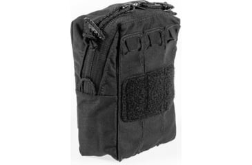 Image of Raptor Tactical Small Utility Pouch w/ChemLight Holders, Black, UPS-BL