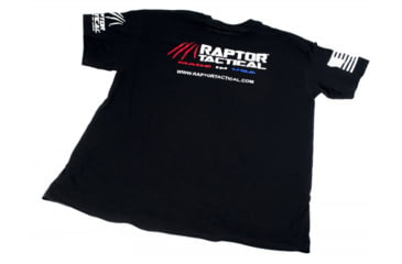 Image of Raptor Tactical T-Shirt - Mens, Black, Extra Large, RT-RAPTORTSHIRT-BK-XL