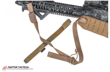 Image of Raptor Tactical Three Point Reflex Sling Adapter, Coyote Brown, RT-REFXADP-CB