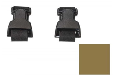 Image of Raptor Tactical Universal Chest Rig - Attachment Kit, Black/Coyote Brown, One Size, RT-UCR-AK-BK-LCB