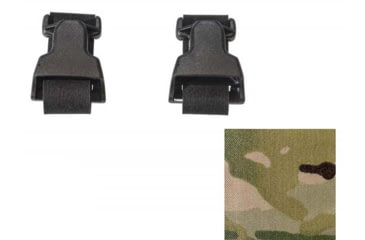 Image of Raptor Tactical Universal Chest Rig - Attachment Kit, Black/Multicam, One Size, RT-UCR-AK-BK-LMC