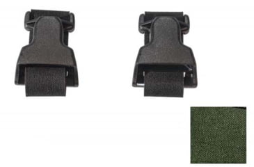 Image of Raptor Tactical Universal Chest Rig - Attachment Kit, Black/Ranger Green, One Size, RT-UCR-AK-BK-LRG