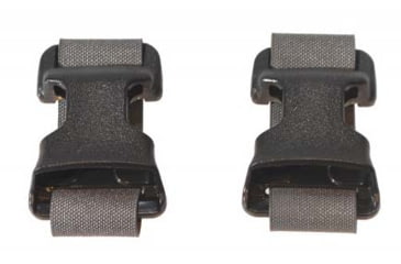 Image of Raptor Tactical Universal Chest Rig - Attachment Kit, Black/Tactical Grey, One Size, RT-UCR-AK-BK-LTG