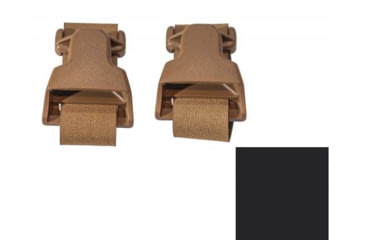 Image of Raptor Tactical Universal Chest Rig - Attachment Kit, Coyote Brown/Black, One Size, RT-UCR-AK-CB-LBK