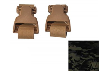 Image of Raptor Tactical Universal Chest Rig - Attachment Kit, Coyote Brown/Multicam Black, One Size, RT-UCR-AK-CB-LMCB