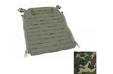 Image of Raptor Tactical Zip on Molle Panel, Woodland, One Size, ZIP-M81