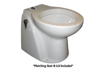 Image of Raritan Atlantes Freedom w/Vortex-Vac - Household Style - White - Freshwater Solenoid - Toilet Control - 12V 33763