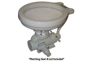 Image of Raritan Crown Head - White - Household Style - Straight Discharge - 12V 33782