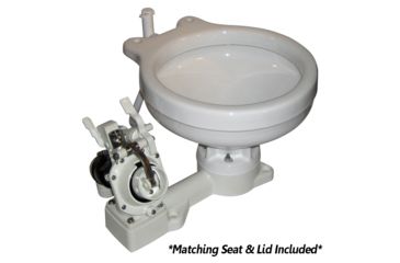 Image of Raritan Fresh Head - Fresh Water Flush - Manual - Household Size - Left Hand Operation 54066