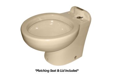 Image of Raritan Marine Elegance - Household Style - Bone - Freshwater - Heavy-Duty Push-Button Control - 12V 34608