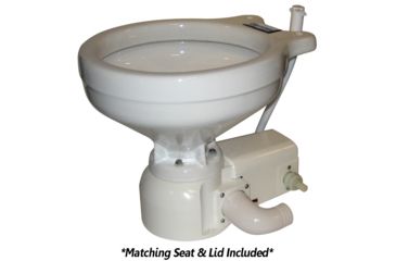 Image of Raritan Sea Era Household Size Toilet - Press - Fresh Water - Straight &amp; 90 Discharge - Smart Switch - White 55864