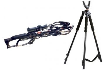 Image of Ravin Predator R9 Crossbow, Predator Camo, R110 W/ Vanguard Quest Tripod