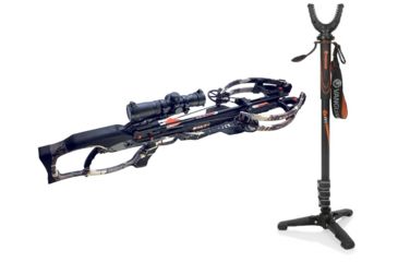 Image of Ravin Predator R9 Crossbow, Predator Camo, R110 W/ Vanguard Veo Shooting Stick