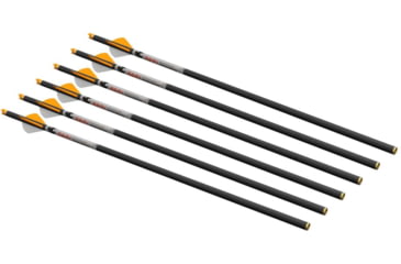 Image of Ravin R500 Series Carbon Xbow Arrows, .001 in, 6 Pack, Black/Orange, R121