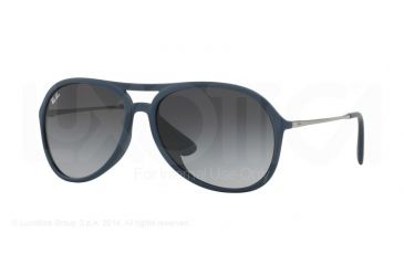 Image of Ray-Ban ALEX F RB4201F Progressive Prescription Sunglasses RB4201F-60028G-59 - Lens Diameter 59 mm, Frame Color Rubber Blue