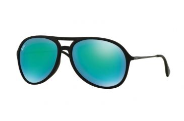 Image of Ray-Ban ALEX F RB4201F Progressive Prescription Sunglasses RB4201F-622-3R-59 - Lens Diameter 59 mm, Frame Color Rubber Black