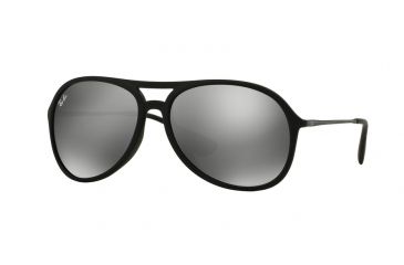 Image of Ray-Ban ALEX F RB4201F Progressive Prescription Sunglasses RB4201F-622-6G-59 - Lens Diameter 59 mm, Frame Color Rubber Black