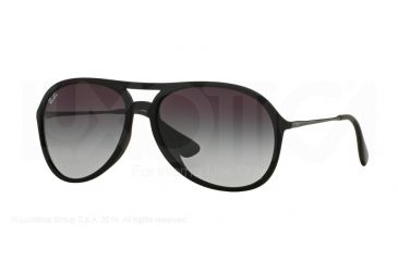 Image of Ray-Ban ALEX F RB4201F Progressive Prescription Sunglasses RB4201F-622-8G-59 - Lens Diameter 59 mm, Frame Color Rubber Black