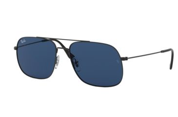 Image of Ray-Ban ANDREA RB3595 Sunglasses 901480-56 - , Dark Blue Lenses