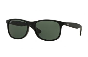 Image of Ray-Ban Andy F RB4202F Single Vision Prescription Sunglasses RB4202F-606971-57 - Lens Diameter 57 mm, Frame Color Matte Black