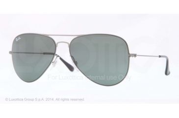Image of Ray-Ban AVIATOR FLAT METAL RB3513 Progressive Prescription Sunglasses RB3513-147-71-58 - Lens Diameter 58 mm, Frame Color Demi Glos Sand Gunmetal