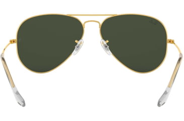 Image of Ray-Ban Aviator Large Metal RB3025 Sunglasses, Arista Frame, Crystal Green 55 mm Lenses, W3234-5514